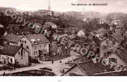 Ville de BEAUCOURT Carte postale ancienne